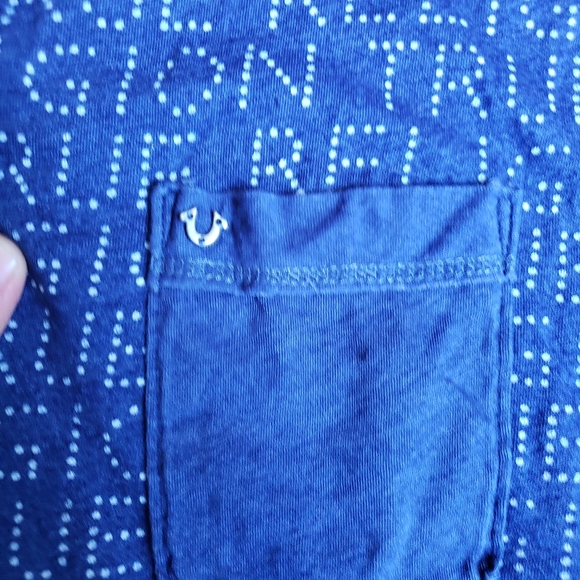 Mens true religion dot script tee shirt - Picture 2 of 4